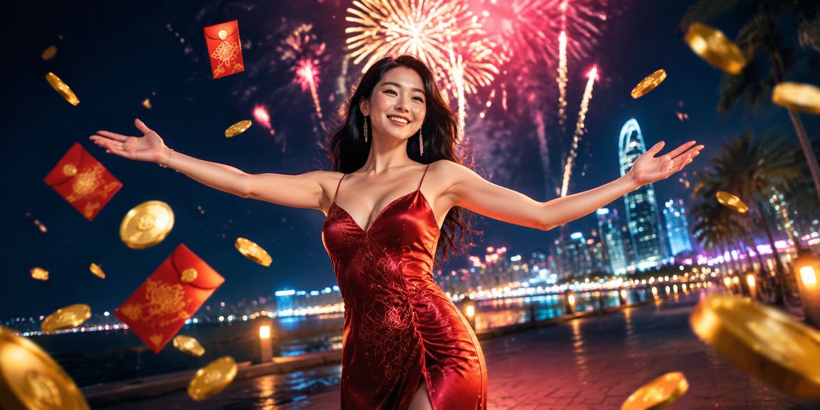 Không khí lễ hội Đà Nẵng với phong bao đỏ bonus và người dùng giải trí trực tuyến